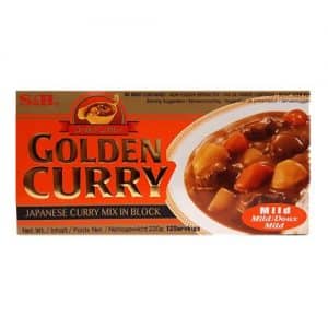 Sb Golden Curry Japanese Curry Mix In Block Mild 220g 3
