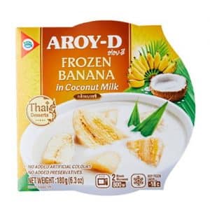 Aroy D Frozen Banana In Coconut Milk 180g 1