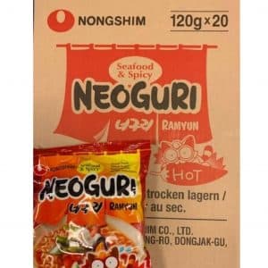 Nongshim Neoguri Spicy Seafood Ramyun Instant Noodles 20x120gr ( 1 ks)